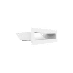 GRELHA VENTILAÇÃO PARA LAREIRA LUFT BRANCA 6X20CM 45S