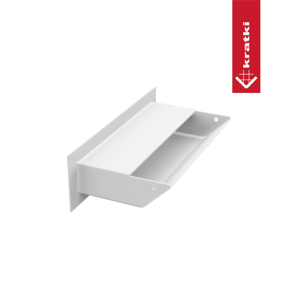 GRELHA VENTILAÇÃO PARA LAREIRA LUFT BRANCA 6X20CM 45S - Image 3