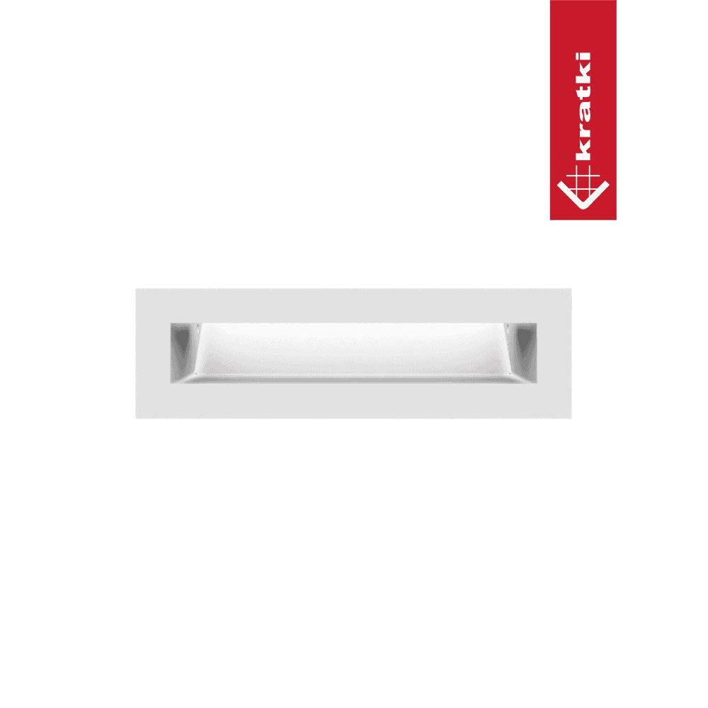 GRELHA VENTILAÇÃO PARA LAREIRA LUFT BRANCA 6X20CM 45S - Image 4