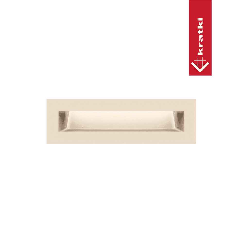 GRELHA VENTILAÇÃO PARA LAREIRA LUFT CREME 6X20CM 45S - Image 2