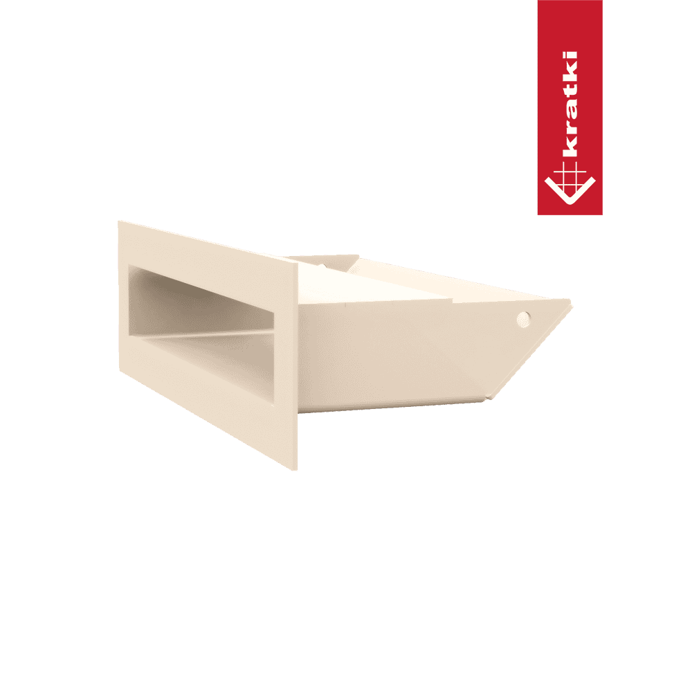 GRELHA VENTILAÇÃO PARA LAREIRA LUFT CREME 6X20CM 45S - Image 3