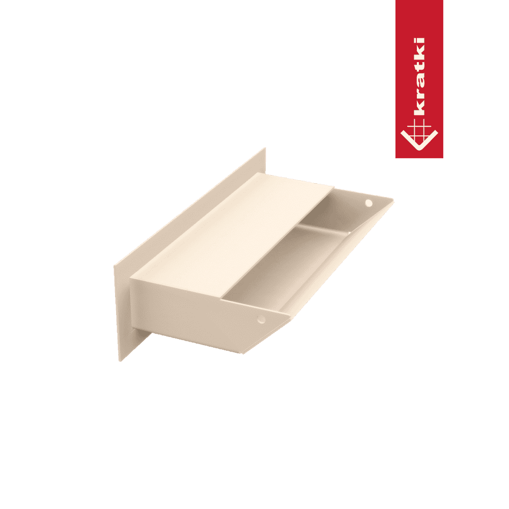 GRELHA VENTILAÇÃO PARA LAREIRA LUFT CREME 6X20CM 45S - Image 4