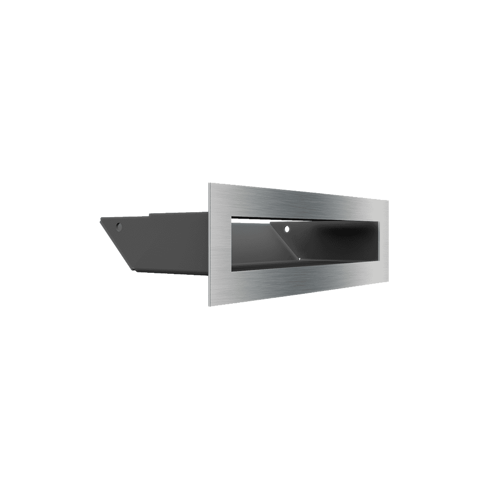 GRELHA VENTILAÇÃO PARA LAREIRA LUFT INOX 6X20CM 45S