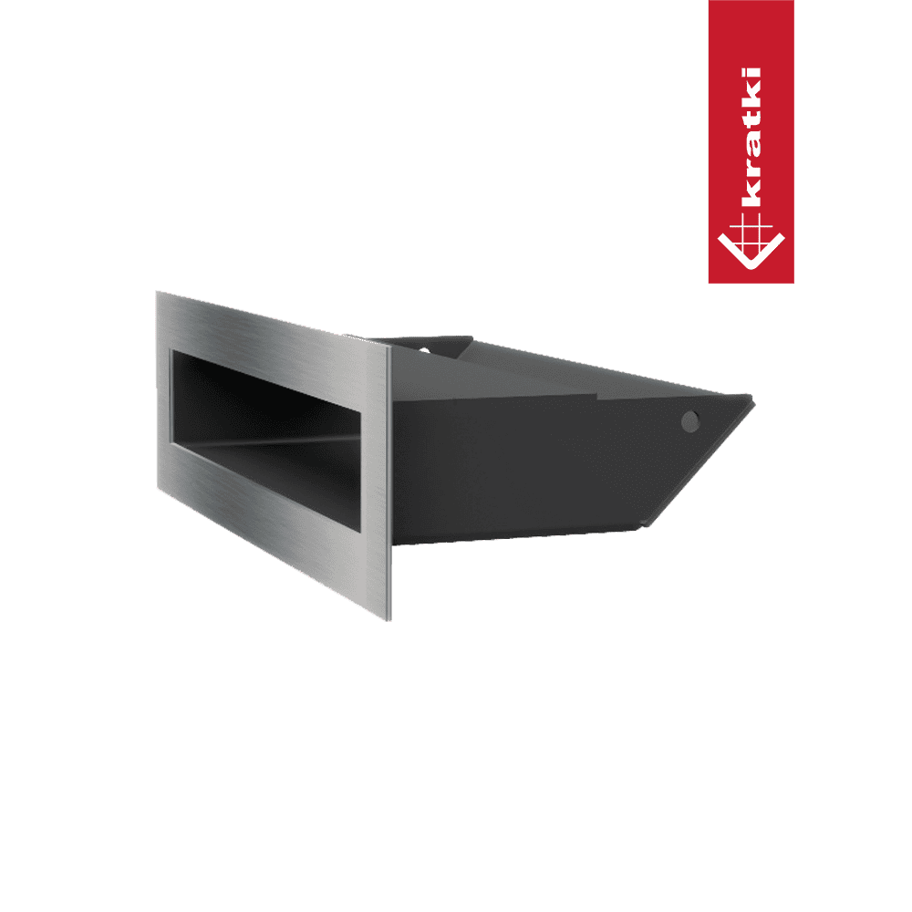 GRELHA VENTILAÇÃO PARA LAREIRA LUFT INOX 6X20CM 45S - Image 2