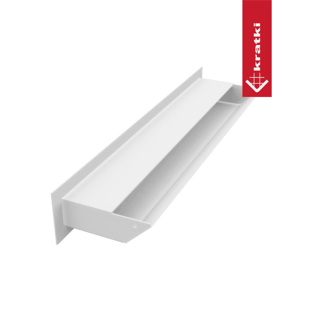 GRELHA VENTILAÇÃO PARA LAREIRA LUFT BRANCA 6X40CM 45S - Image 3