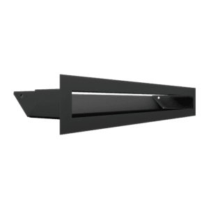 GRELHA VENTILAÇÃO PARA LAREIRA LUFT PRETA 6X40CM 45S