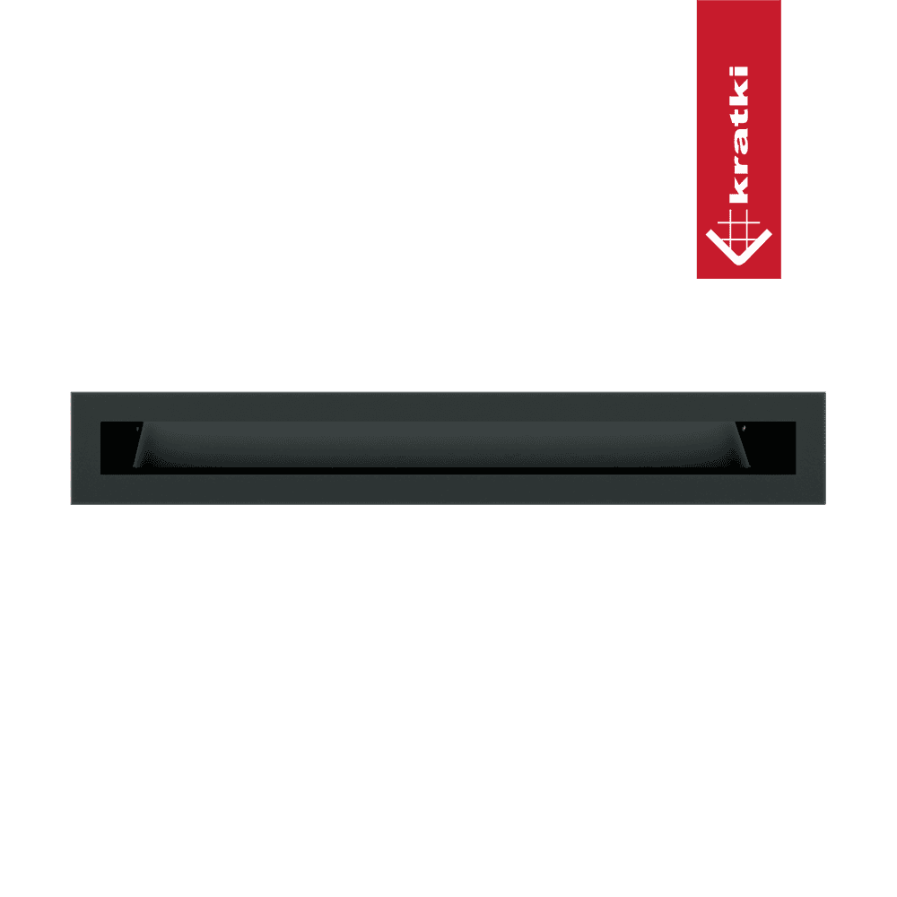 GRELHA VENTILAÇÃO PARA LAREIRA LUFT PRETA 6X40CM 45S - Image 3