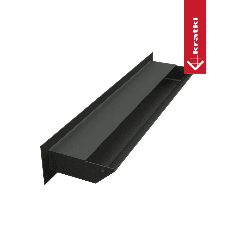 GRELHA VENTILAÇÃO PARA LAREIRA LUFT PRETA 6X40CM 45S - Image 4