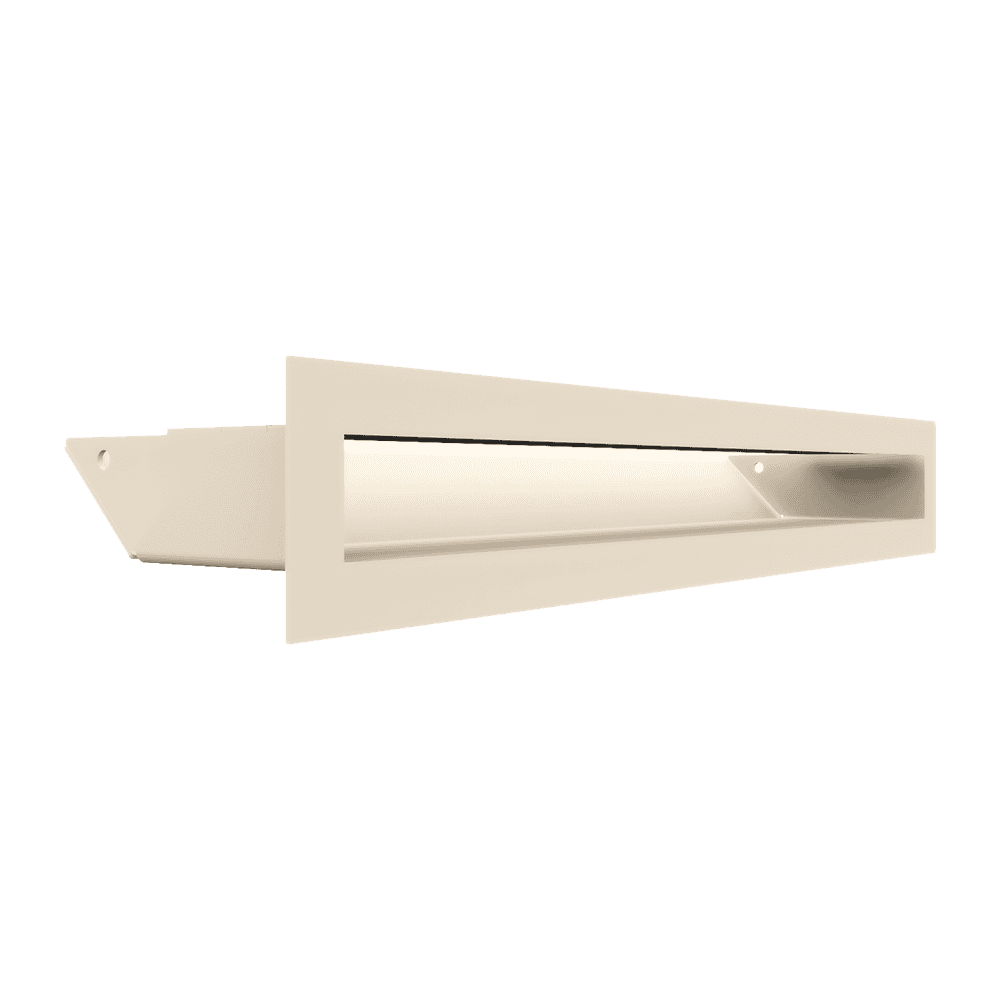 GRELHA VENTILAÇÃO PARA LAREIRA LUFT CREME 6X40CM 45S