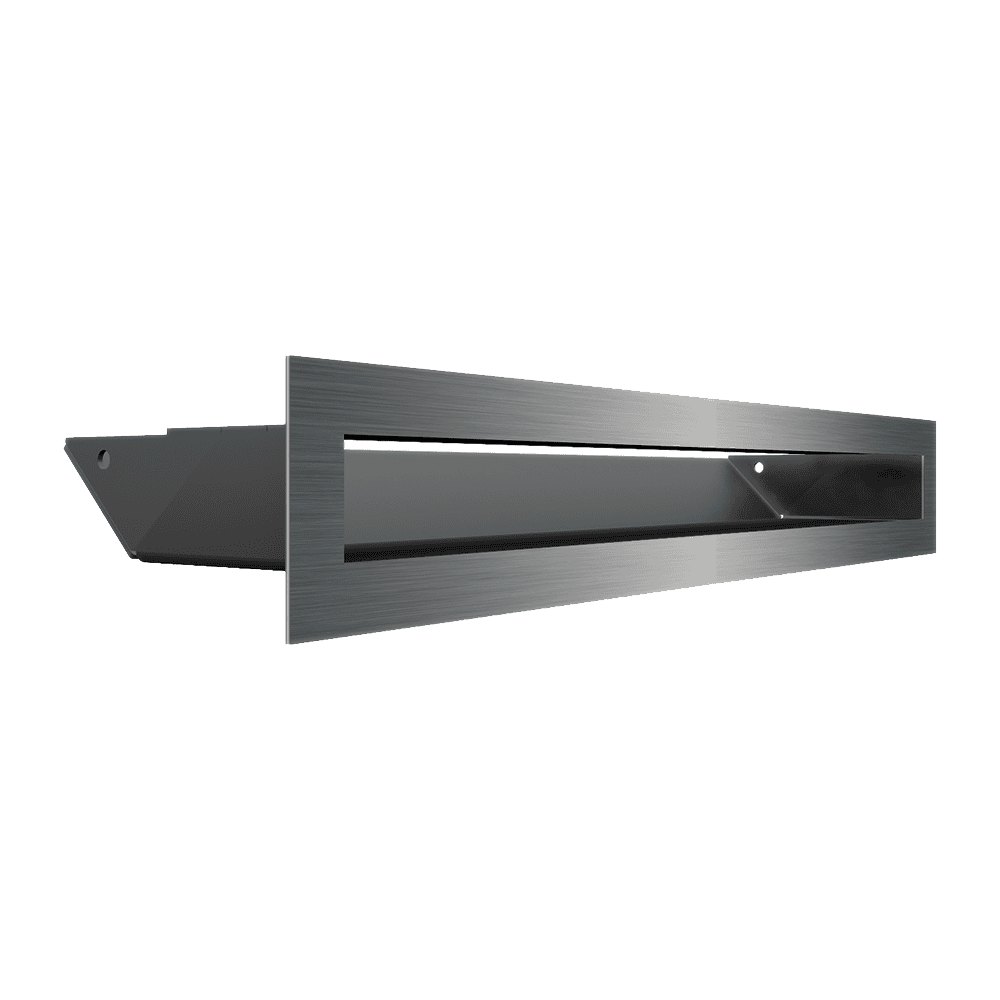 GRELHA VENTILAÇÃO PARA LAREIRA LUFT INOX 6X40CM 45S