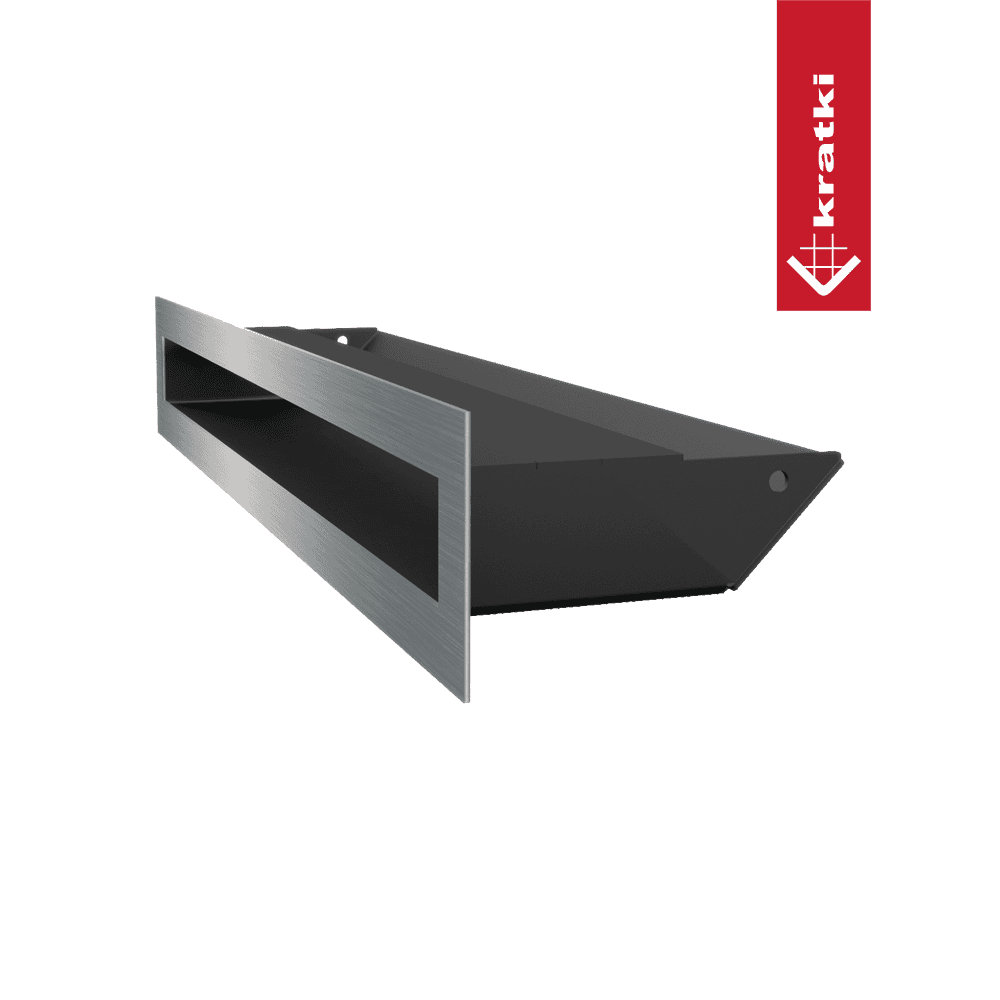 GRELHA VENTILAÇÃO PARA LAREIRA LUFT INOX 6X40CM 45S - Image 2