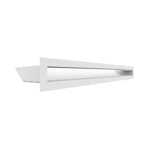 GRELHA VENTILAÇÃO PARA LAREIRA LUFT BRANCA 6X60CM 45S