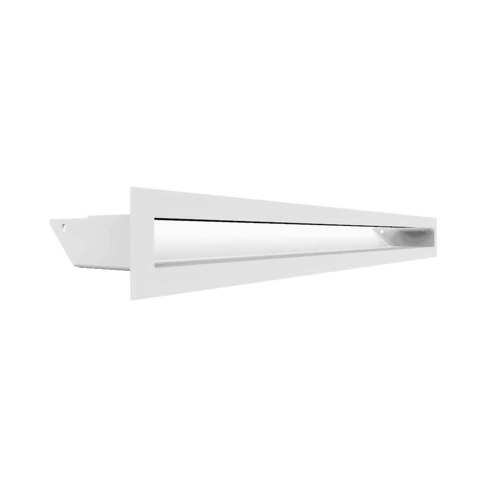 GRELHA VENTILAÇÃO PARA LAREIRA LUFT BRANCA 6X60CM 45S