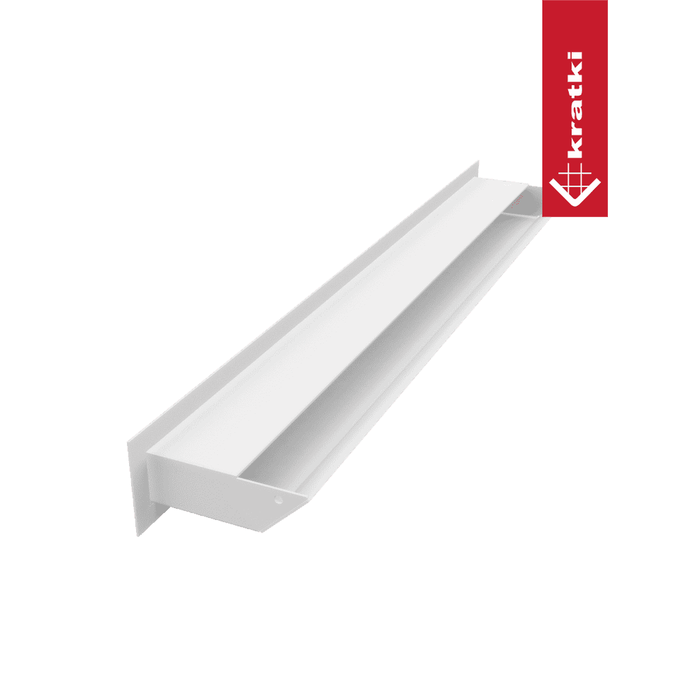 GRELHA VENTILAÇÃO PARA LAREIRA LUFT BRANCA 6X60CM 45S - Image 3