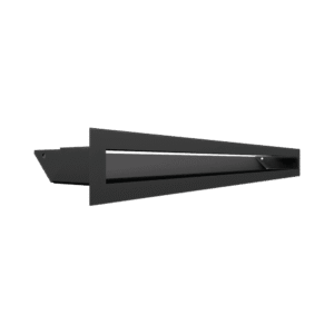 GRELHA VENTILAÇÃO PARA LAREIRA LUFT PRETA 6X60CM 45S