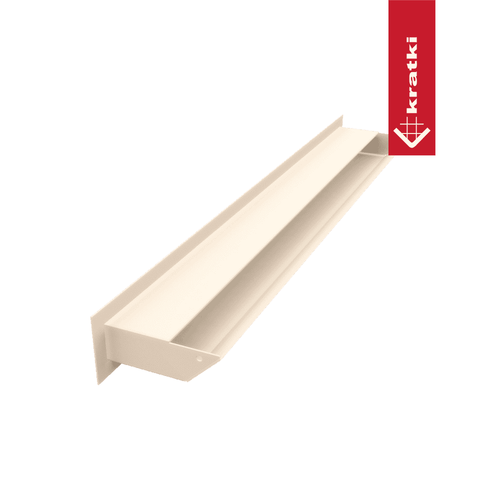 GRELHA VENTILAÇÃO PARA LAREIRA LUFT CREME 6X60CM 45S - Image 2