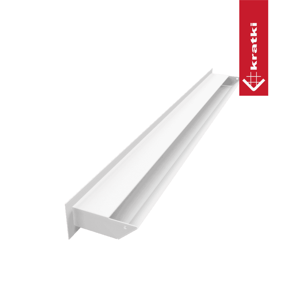 GRELHA VENTILAÇÃO PARA LAREIRA LUFT BRANCA 6X80CM 45S - Image 2