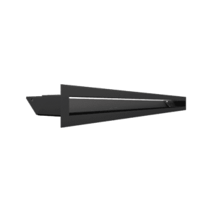 GRELHA VENTILAÇÃO PARA LAREIRA LUFT PRETA 6X80CM 45S