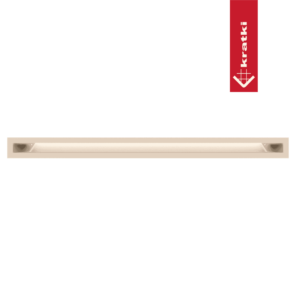 GRELHA VENTILAÇÃO PARA LAREIRA LUFT CREME 6X80CM 45S - Image 2