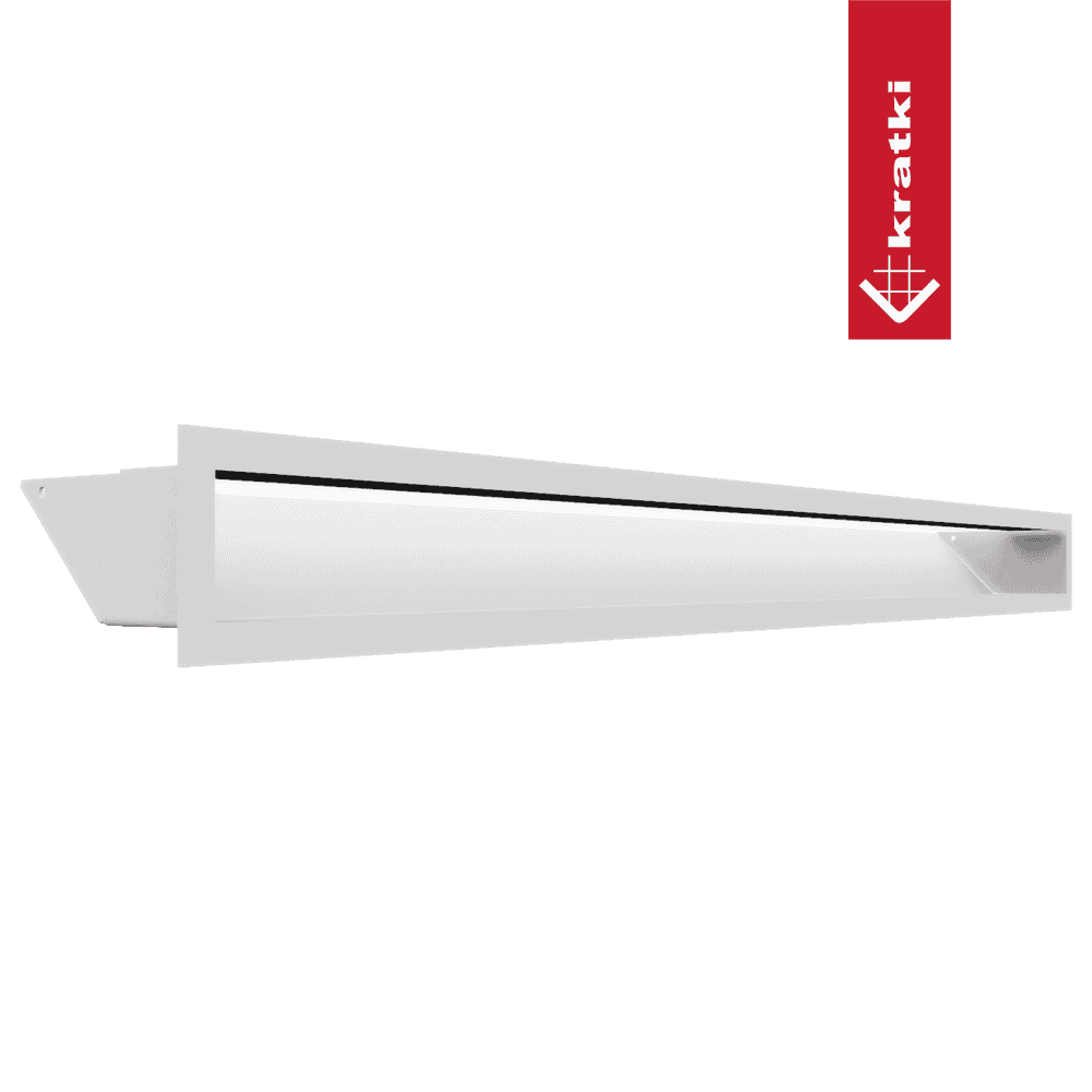 GRELHA VENTILAÇÃO PARA LAREIRA LUFT BRANCA 9X100CM 45S - Image 4