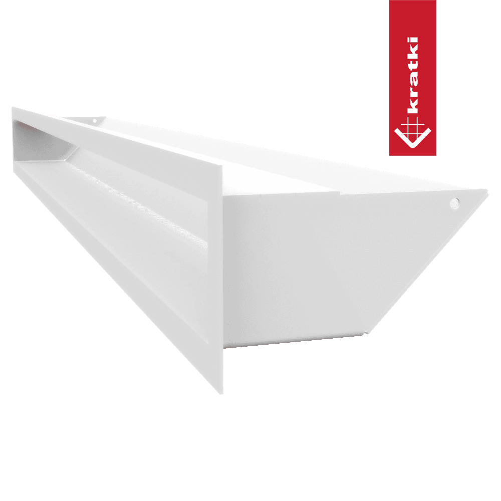 GRELHA VENTILAÇÃO PARA LAREIRA LUFT BRANCA 9X100CM 45S - Image 2