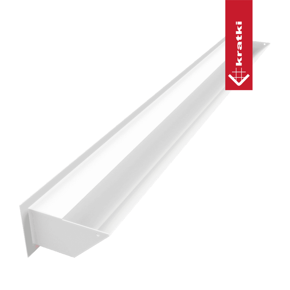 GRELHA VENTILAÇÃO PARA LAREIRA LUFT BRANCA 9X100CM 45S - Image 3