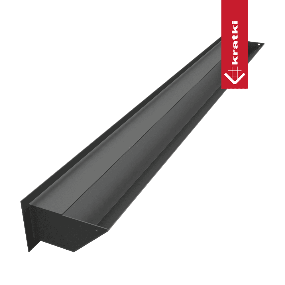 GRELHA VENTILAÇÃO PARA LAREIRA LUFT PRETA 9X100CM 45S - Image 3