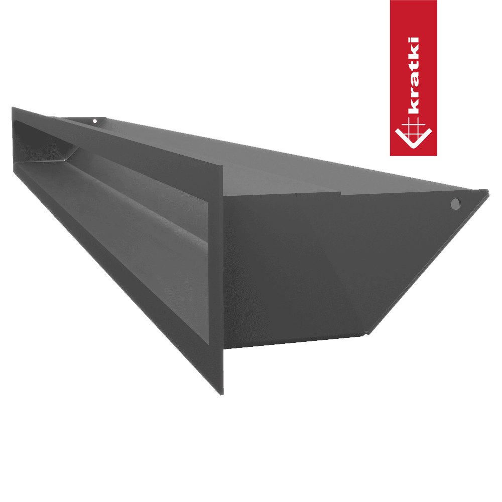 GRELHA VENTILAÇÃO PARA LAREIRA LUFT GRAFITE 9X100CM 45S - Image 3