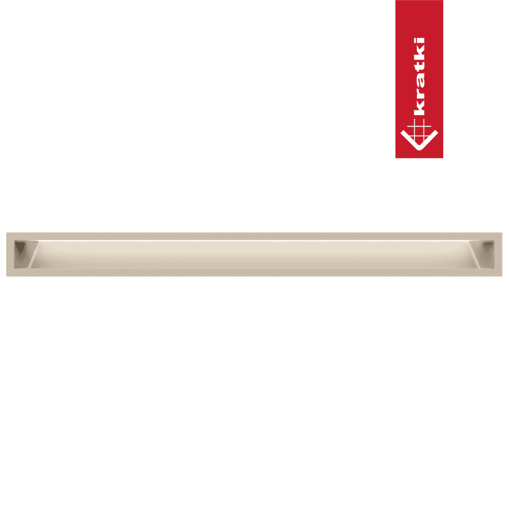 GRELHA VENTILAÇÃO PARA LAREIRA LUFT CREME 9X100CM 45S - Image 2