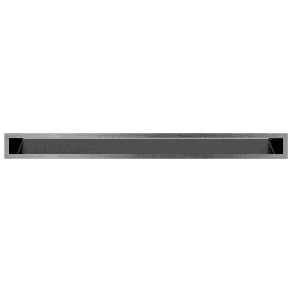 GRELHA VENTILAÇÃO PARA LAREIRA LUFT INOX 9X100CM 45S