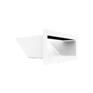 GRELHA VENTILAÇÃO PARA LAREIRA LUFT BRANCA 9X20CM 45S