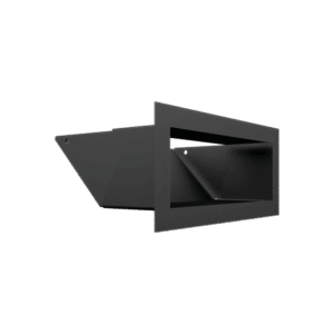 GRELHA VENTILAÇÃO PARA LAREIRA LUFT PRETA 9X20CM 45S