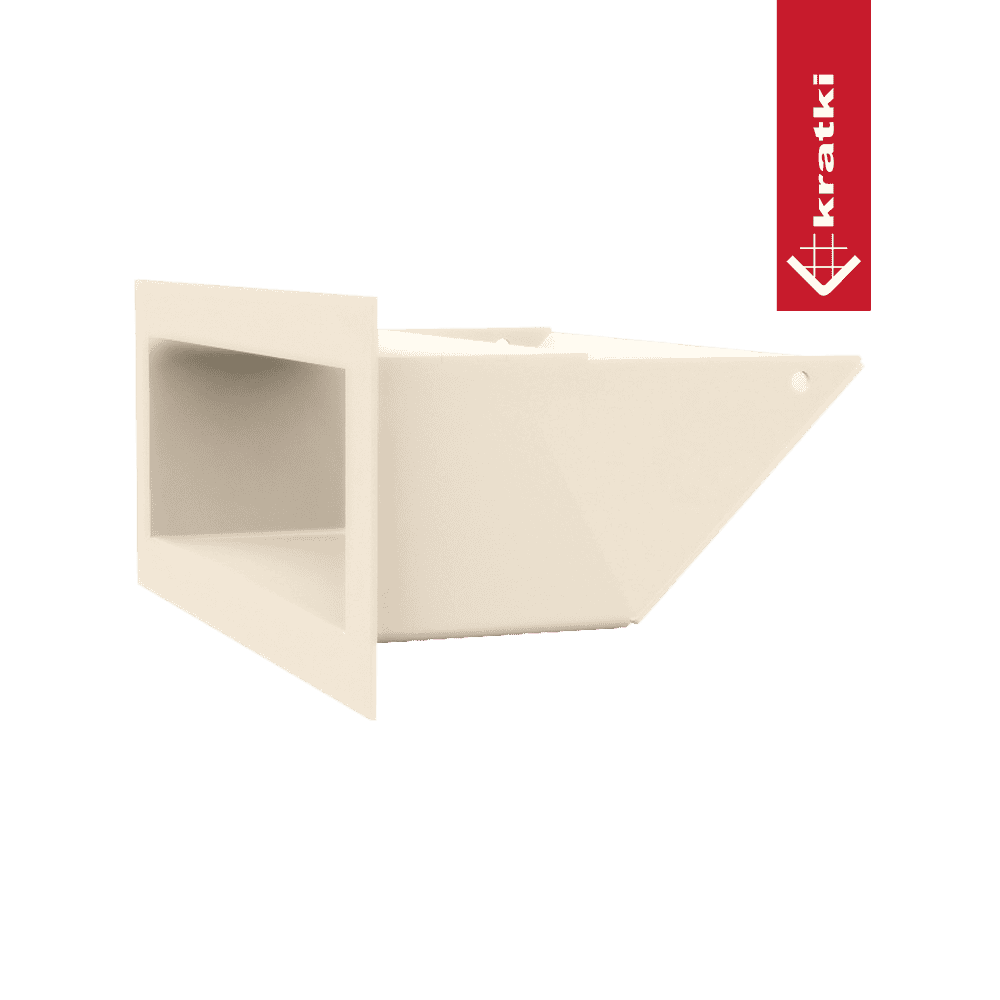 GRELHA VENTILAÇÃO PARA LAREIRA LUFT CREME 9X20CM 45S - Image 3