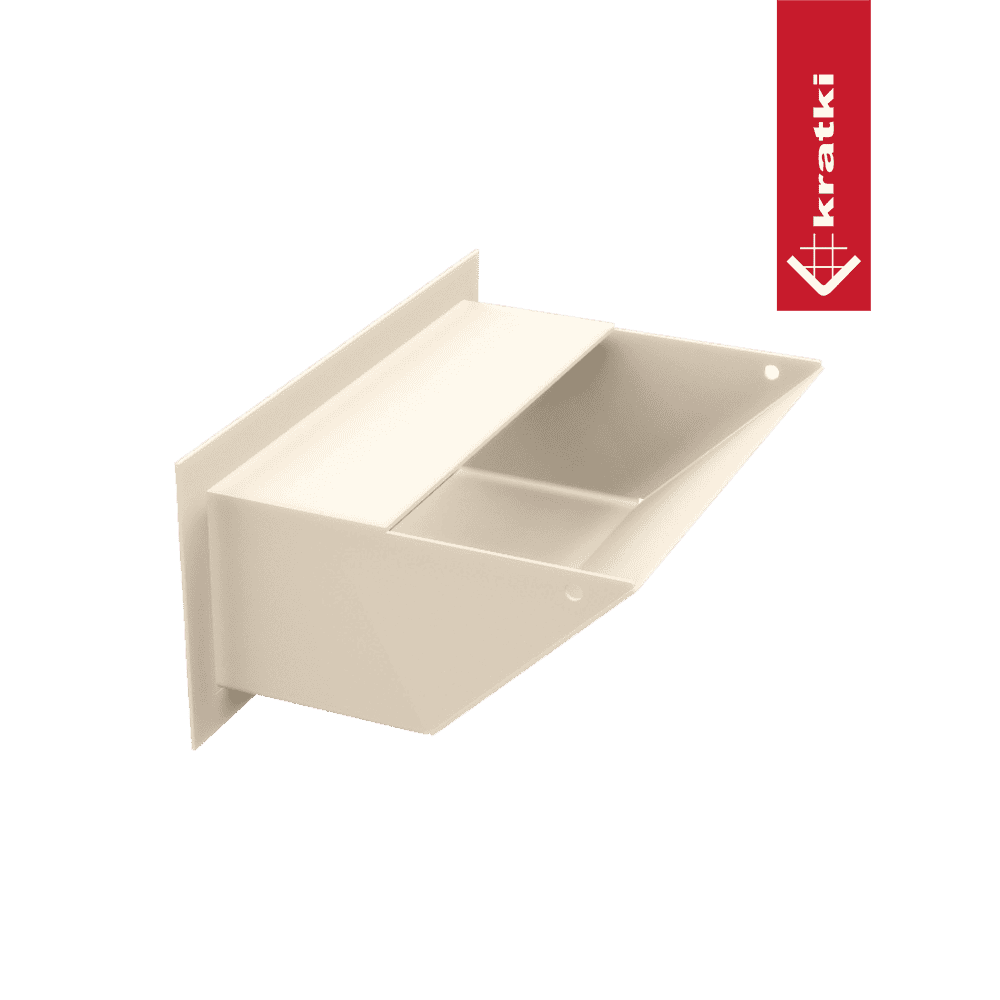 GRELHA VENTILAÇÃO PARA LAREIRA LUFT CREME 9X20CM 45S - Image 4