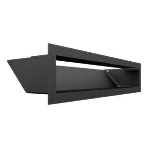 GRELHA VENTILAÇÃO PARA LAREIRA LUFT PRETA 9X40CM 45S