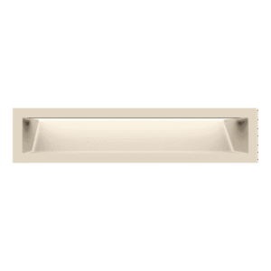 GRELHA VENTILAÇÃO PARA LAREIRA LUFT CREME 9X40CM 45S