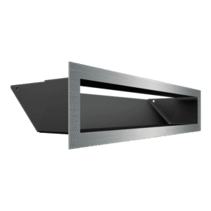 GRELHA VENTILAÇÃO PARA LAREIRA LUFT INOX 9X40CM 45S