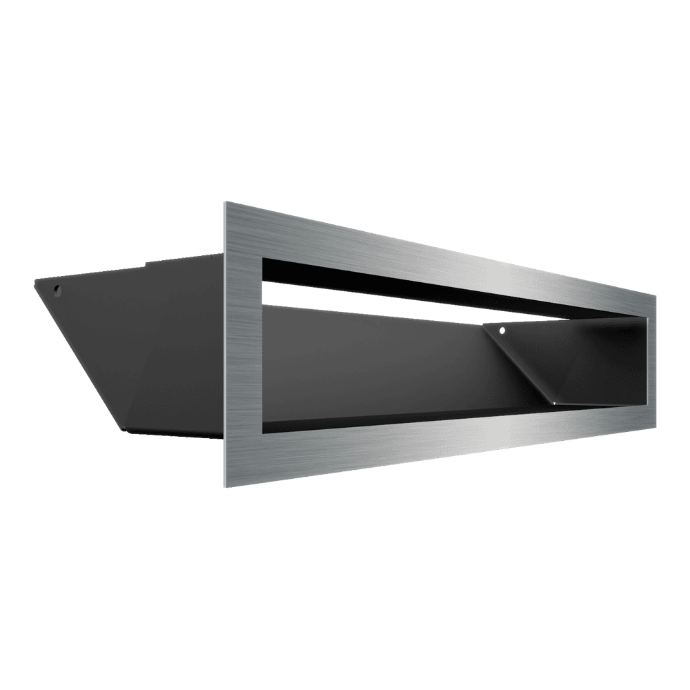 GRELHA VENTILAÇÃO PARA LAREIRA LUFT INOX 9X40CM 45S