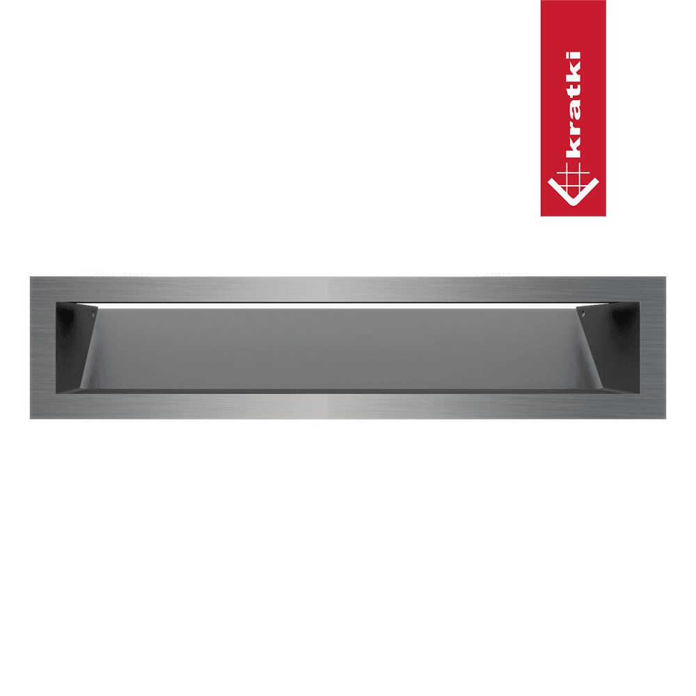 GRELHA VENTILAÇÃO PARA LAREIRA LUFT INOX 9X40CM 45S - Image 2