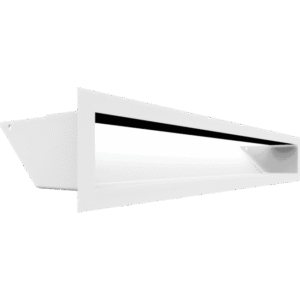 GRELHA VENTILAÇÃO PARA LAREIRA LUFT BRANCA 9X60CM 45S