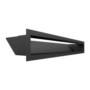 GRELHA VENTILAÇÃO PARA LAREIRA LUFT PRETA 9X60CM 45S