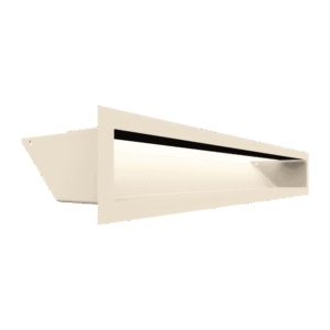 GRELHA VENTILAÇÃO PARA LAREIRA LUFT CREME 9X60CM 45S