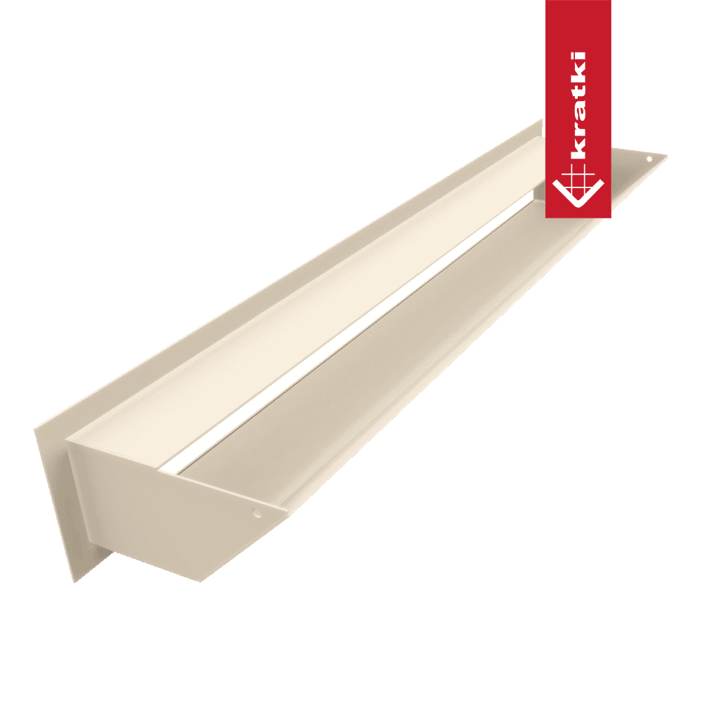 GRELHA VENTILAÇÃO PARA LAREIRA LUFT CREME 9X60CM 45S - Image 4