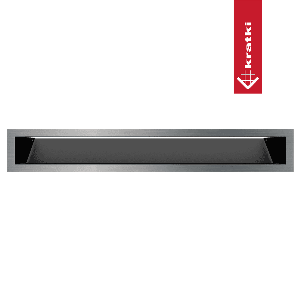 GRELHA VENTILAÇÃO PARA LAREIRA LUFT INOX 9X60CM 45S - Image 2