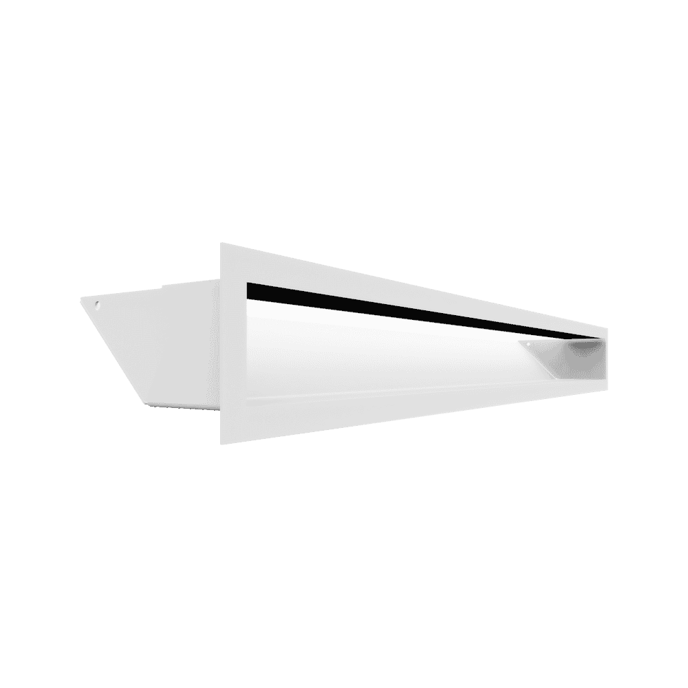 GRELHA VENTILAÇÃO PARA LAREIRA LUFT BRANCA 9X80CM 45S