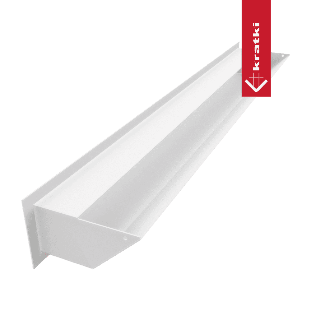 GRELHA VENTILAÇÃO PARA LAREIRA LUFT BRANCA 9X80CM 45S - Image 4