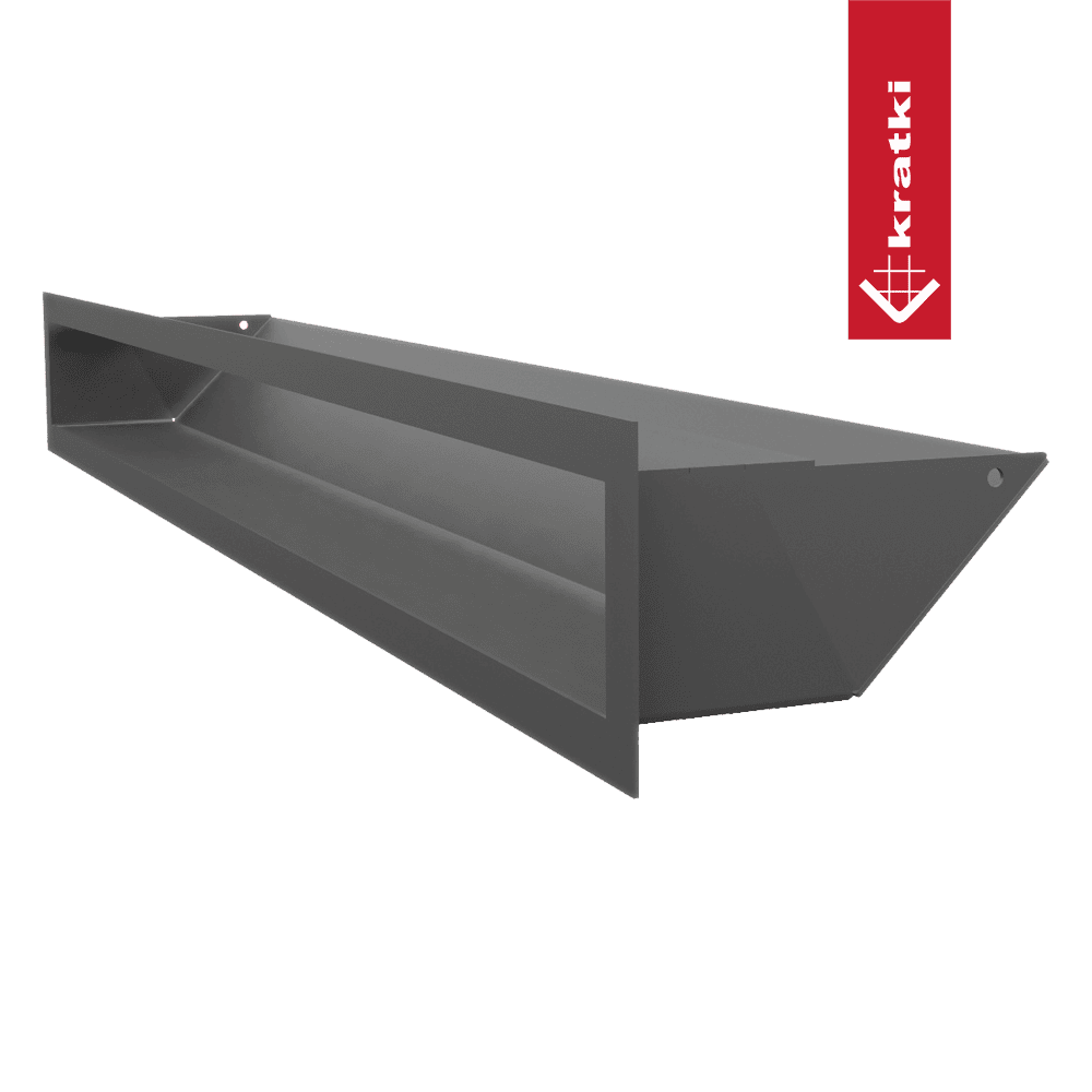 GRELHA VENTILAÇÃO PARA LAREIRA LUFT GRAFITE 9X80CM 45S - Image 3