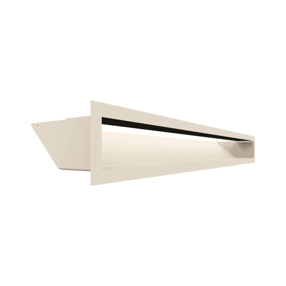 GRELHA VENTILAÇÃO PARA LAREIRA LUFT CREME 9X80CM 45S