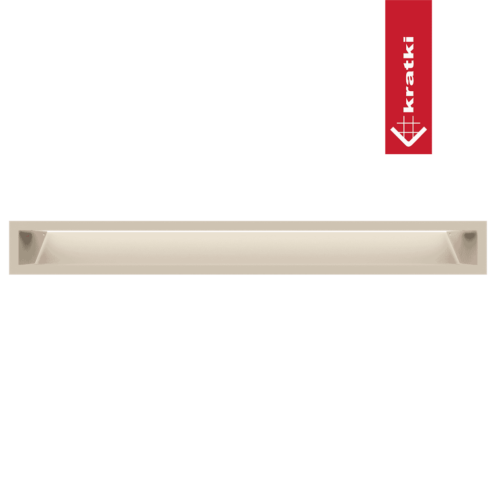 GRELHA VENTILAÇÃO PARA LAREIRA LUFT CREME 9X80CM 45S - Image 2