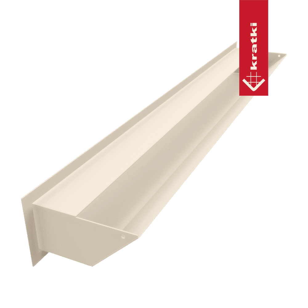 GRELHA VENTILAÇÃO PARA LAREIRA LUFT CREME 9X80CM 45S - Image 4